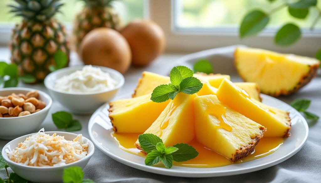 découvrez des recettes faciles et gourmandes de dessert à l'ananas frais pour régaler vos papilles avec douceur et fraîcheur.