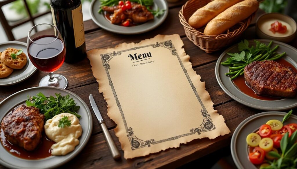 découvrez le menu de la tour montlhéry chez denise, avec des plats incontournables et des prix attractifs pour une expérience culinaire authentique.