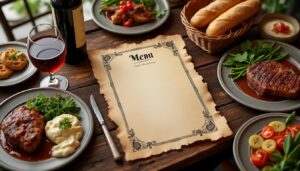 découvrez le menu de la tour montlhéry chez denise, avec des plats incontournables et des prix attractifs pour une expérience culinaire authentique.