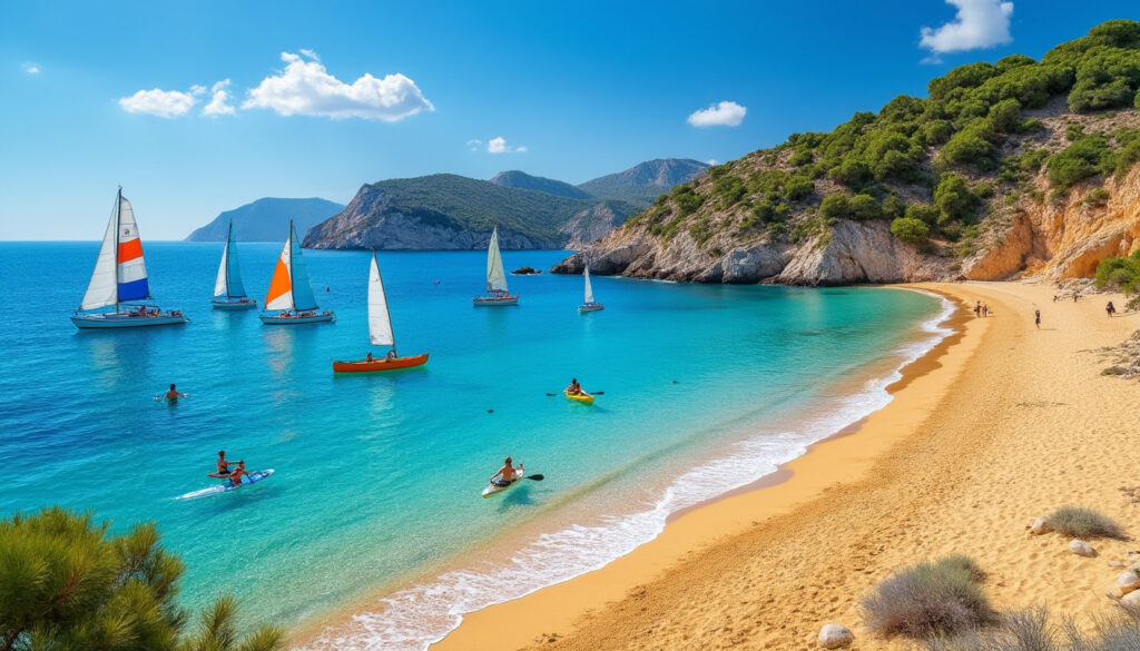 découvrez la plage de canella en corse, célèbre pour son sable fin, ses eaux claires et ses nombreuses activités nautiques idéales pour toute la famille.