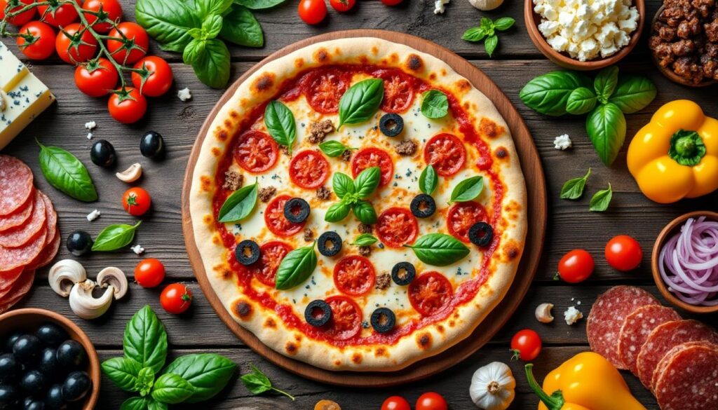 découvrez des idées savoureuses et variées pour garnir votre pizza et régaler vos papilles avec des combinaisons originales et délicieuses.
