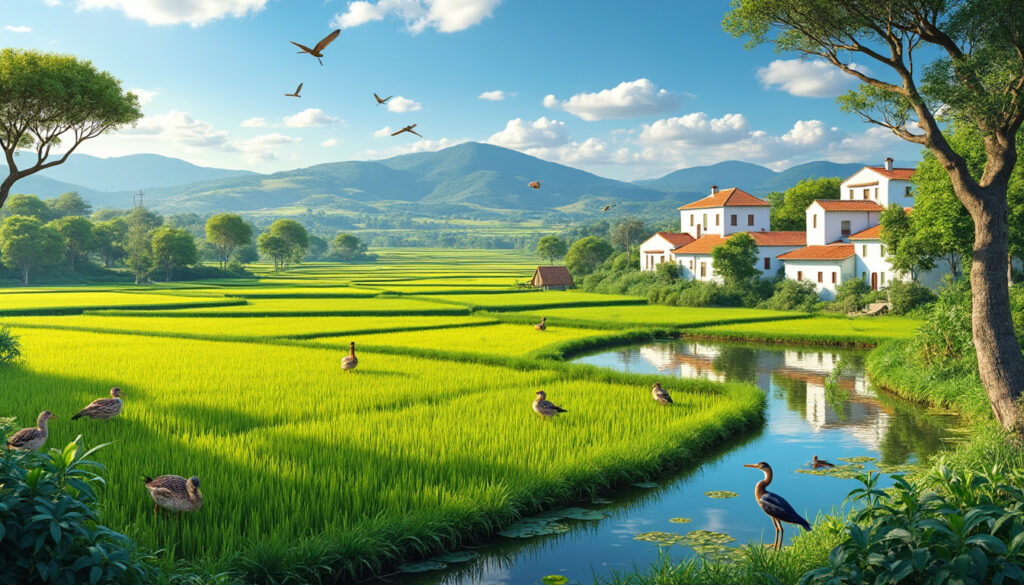 découvrez les arrozais du portugal à travers leurs paysages magnifiques, une biodiversité riche et les sites incontournables à visiter pour une expérience unique.