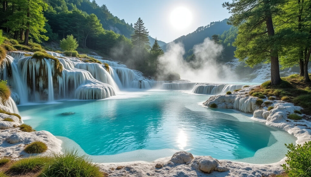 découvrez les bagni di san filippo, un havre de sources chaudes naturelles et de paysages époustouflants, idéal pour se détendre au cœur de la nature toscane.