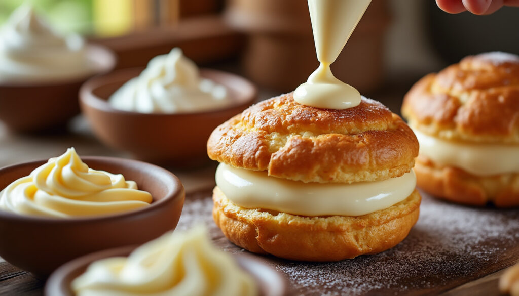 découvrez quelle crème choisir pour fourrer vos choux facilement et avec gourmandise, pour des desserts délicieux et réussis à chaque fois.