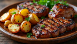 découvrez quelle viande accompagner parfaitement vos pommes de terre grenaille rôties pour un repas savoureux et équilibré.