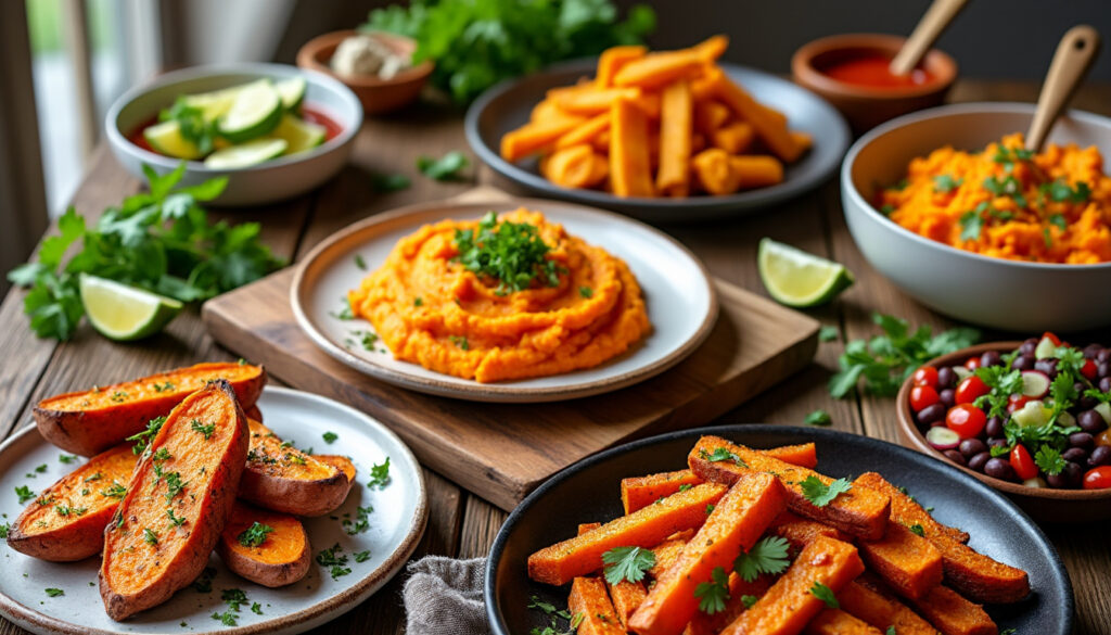 découvrez des idées savoureuses et faciles à cuisiner pour accompagner la patate douce et sublimer vos repas en toute simplicité.