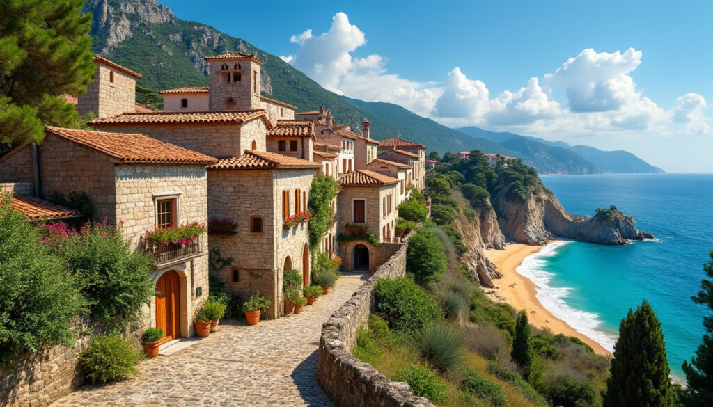 découvrez begur, charmant village médiéval de la costa brava en espagne, célèbre pour ses ruelles pittoresques et ses plages magnifiques entre terre et mer.