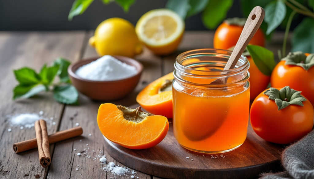 découvrez notre recette facile de confiture de kaki maison, préparée avec des ingrédients naturels pour un goût authentique et savoureux.
