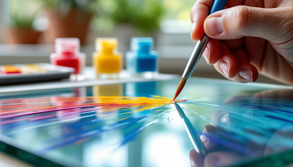 découvrez nos conseils pratiques pour réussir la peinture sur verre acrylique et obtenir une adhérence parfaite, garantie d'un résultat durable et esthétique.