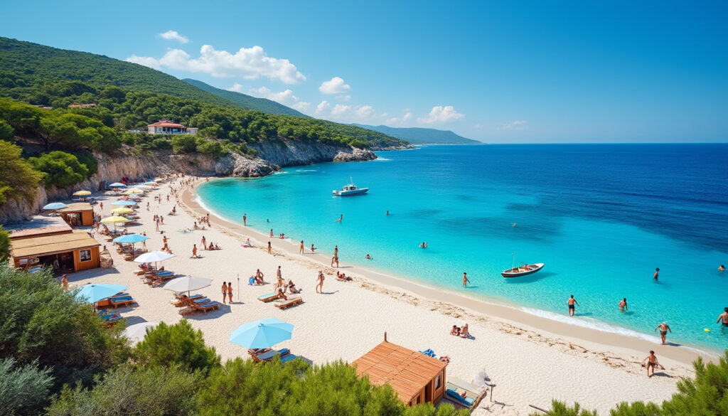 découvrez punta prosciutto, une plage paradisiaque aux eaux cristallines, idéale pour des moments de détente et une variété d'activités nautiques et de loisirs à explorer en famille ou entre amis.