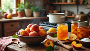 découvrez la recette traditionnelle de la confiture de pêches, simple et authentique, comme chez grand-mère. parfaite pour savourer des saveurs naturelles et gourmandes.