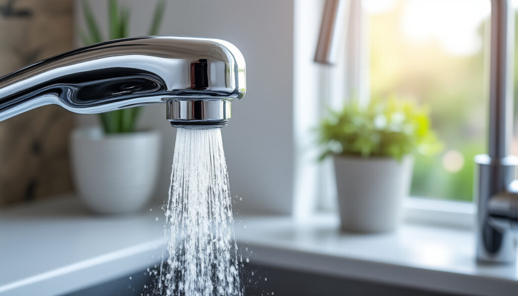 découvrez notre embout de robinet de cuisine avec mousseur pivotant, économique et pratique pour économiser l'eau tout en facilitant votre usage quotidien.