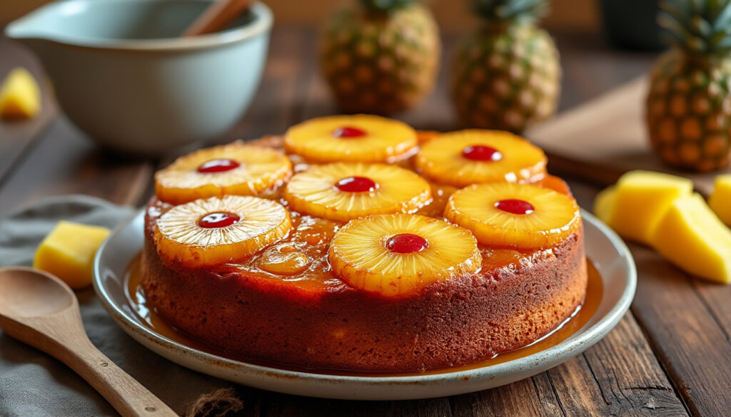 découvrez la recette facile et fondante du gâteau ananas grand-mère, un dessert maison savoureux qui ravira toute la famille.