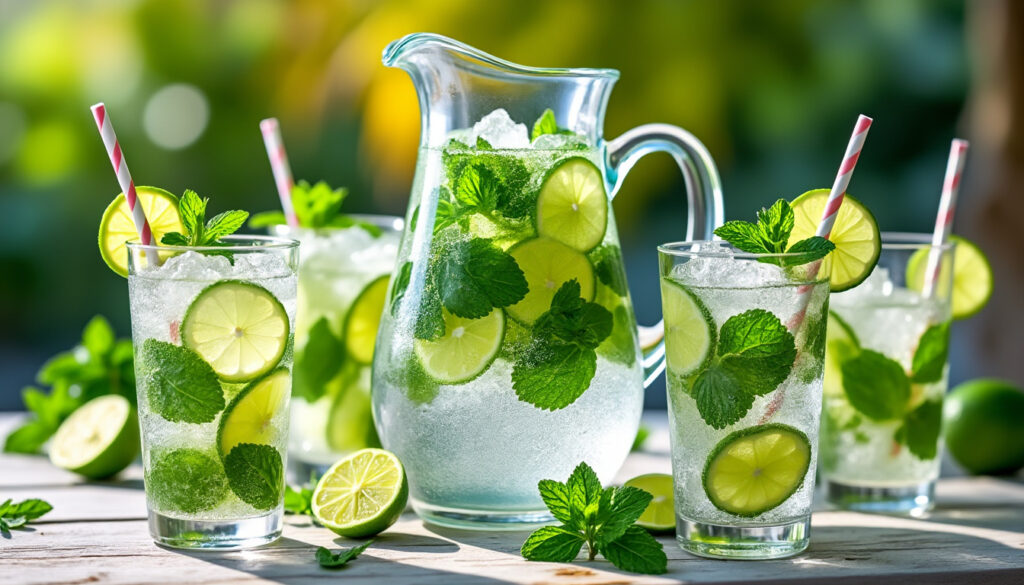découvrez notre recette facile de mojito pour 10 personnes, idéale pour des moments rafraîchissants entre amis. parfaite pour vos fêtes et apéritifs d'été !