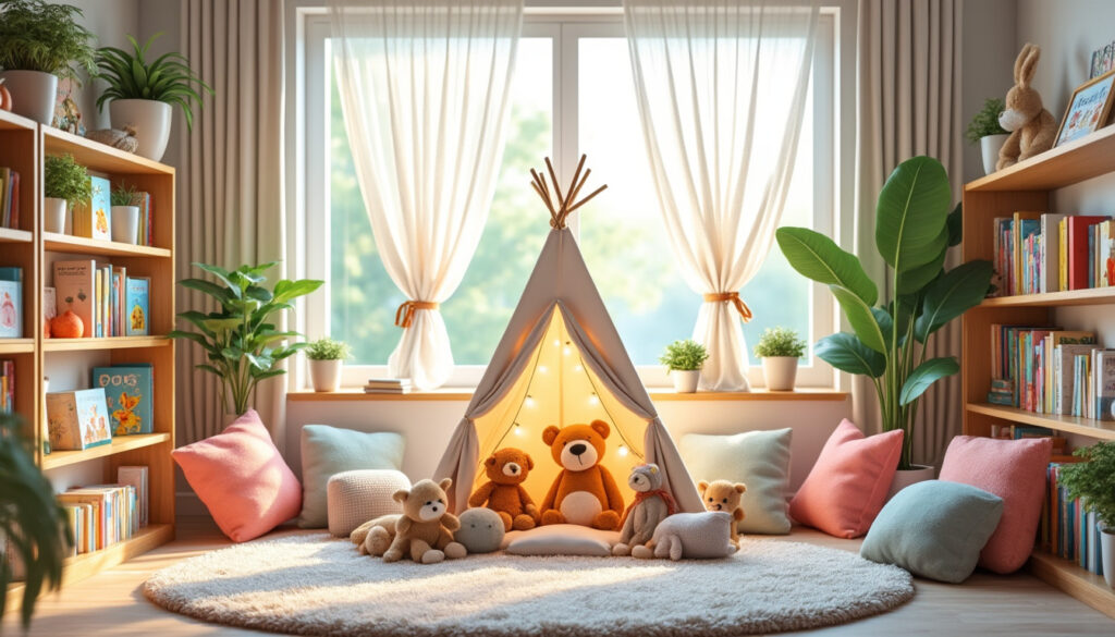 découvrez des idées pour créer un coin lecture enfant cosy et ludique, parfait pour éveiller l'amour de la lecture chez les plus jeunes.