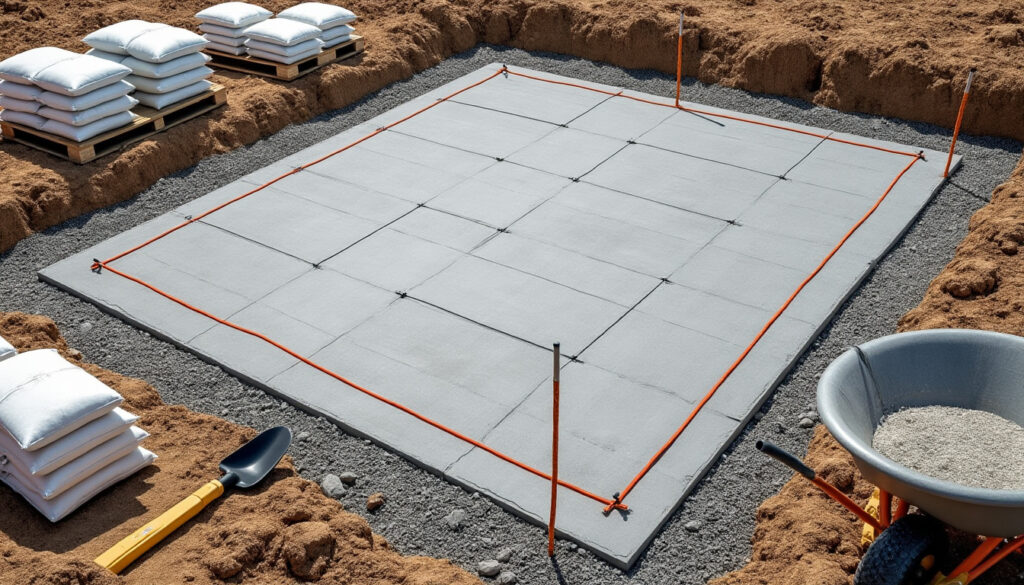 découvrez combien de sacs de ciment sont nécessaires pour réaliser une dalle de 20 m² avec une épaisseur de 15 cm. guide pratique pour vos travaux de construction.