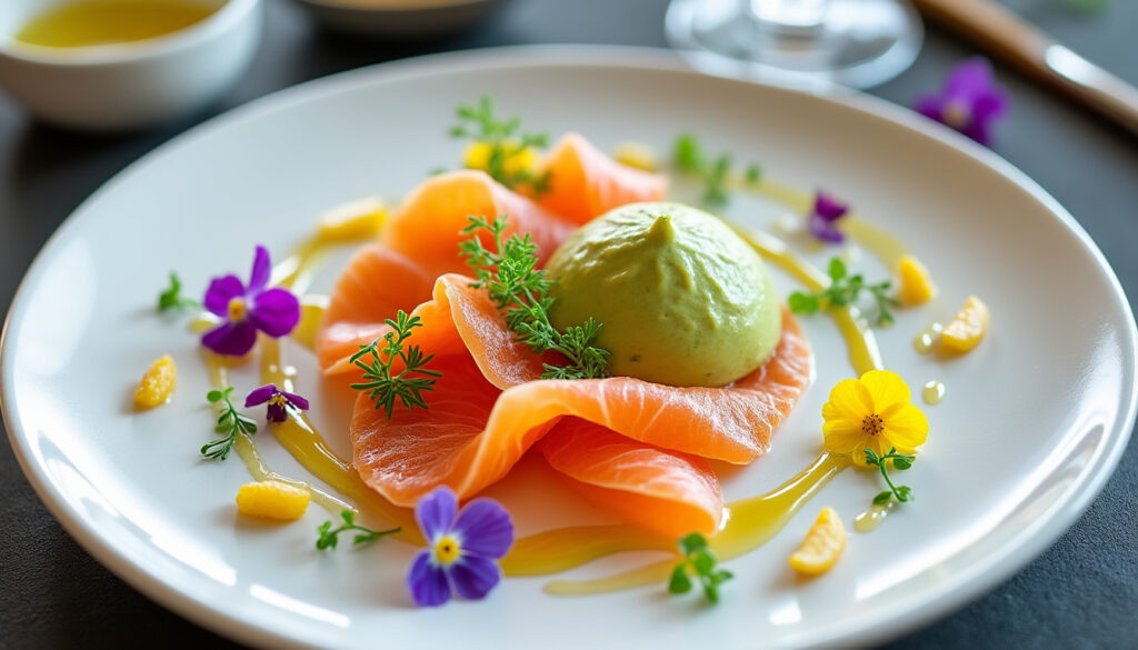 découvrez une recette d'entrée froide gastronomique simple à réaliser pour épater vos invités avec élégance et saveurs raffinées.