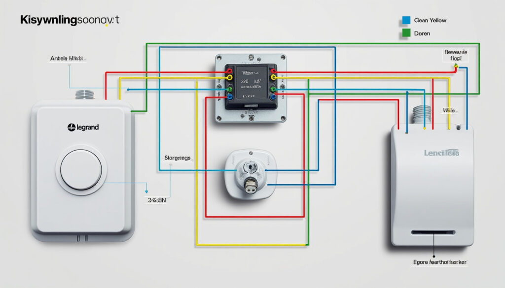 découvrez un schéma de branchement simple et sûr pour votre sonnette legrand 230v, avec des instructions claires pour une installation efficace et sécurisée.