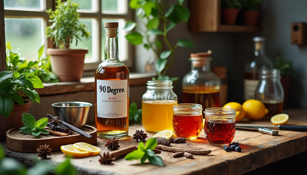 découvrez les multiples usages de l'alcool à 90°, conseils d'achat et astuces pour préparer vos liqueurs maison facilement et en toute sécurité.
