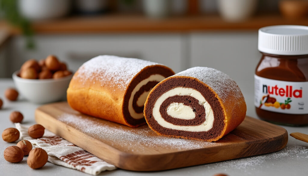 découvrez la recette facile et rapide du roulé au nutella de cyril lignac, un délicieux dessert chocolaté parfait pour toutes les occasions.