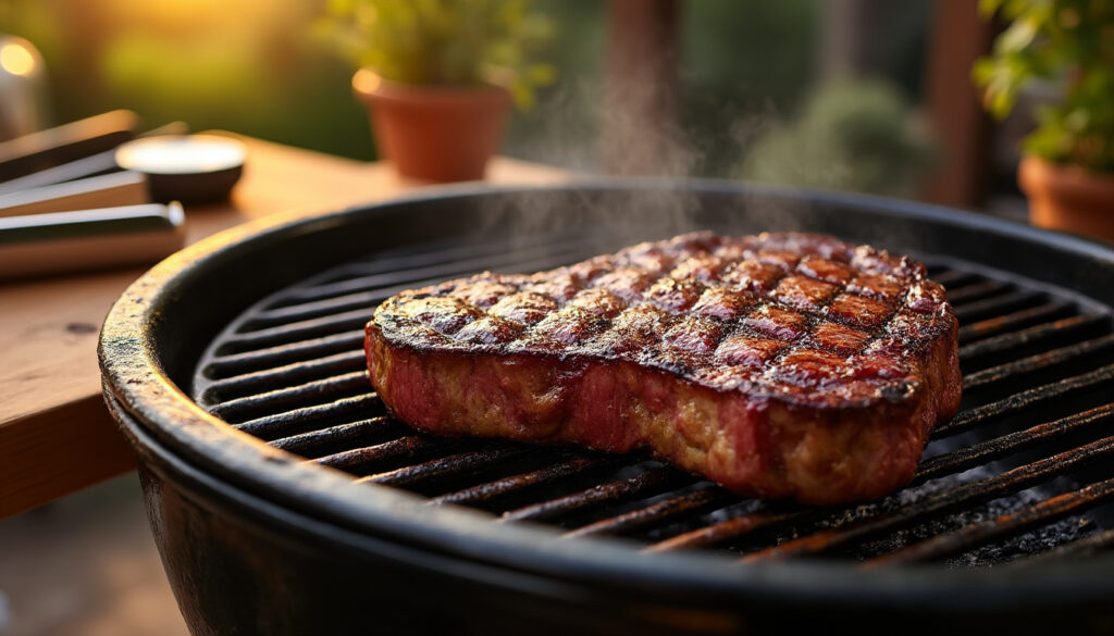 découvrez nos conseils pour cuire parfaitement votre entrecôte au barbecue, avec les temps de cuisson idéaux pour une viande juteuse et savoureuse.